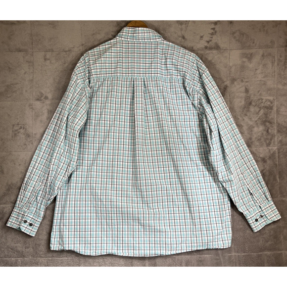 Lot Of 2 Wrangler Shirt Mens XXL George Strait Western Rodeo Plaid Cotton Blend - Picture 3 of 12